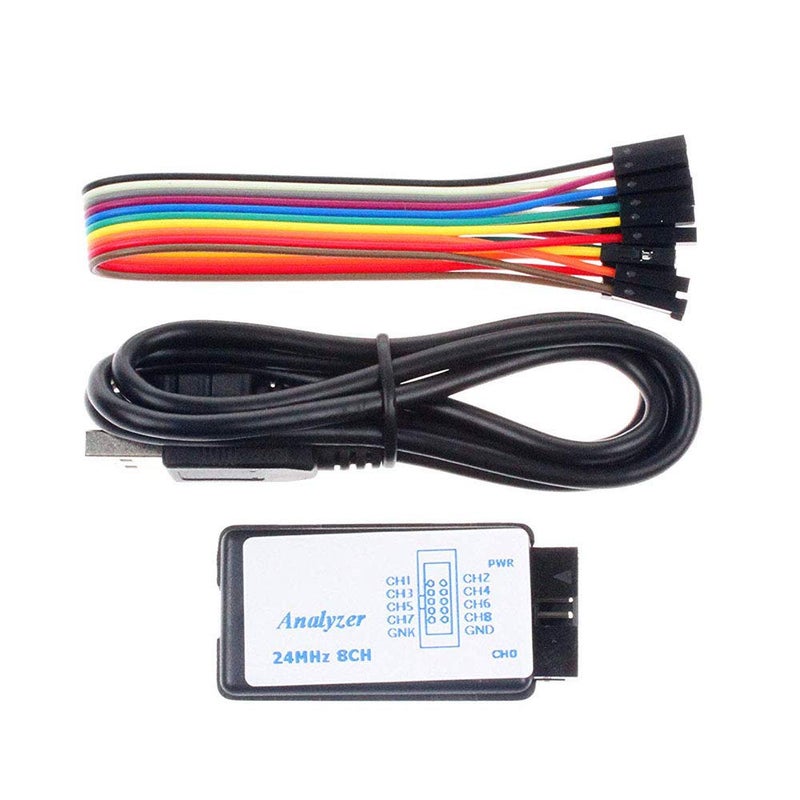 Comidox 1Set USB Logic Analyzer Device Set USB Cable 24MHz 8CH 24MHz 8 Channel UART IIC SPI Debug for Arduino ARM FPGA M100 Hot - Image 1